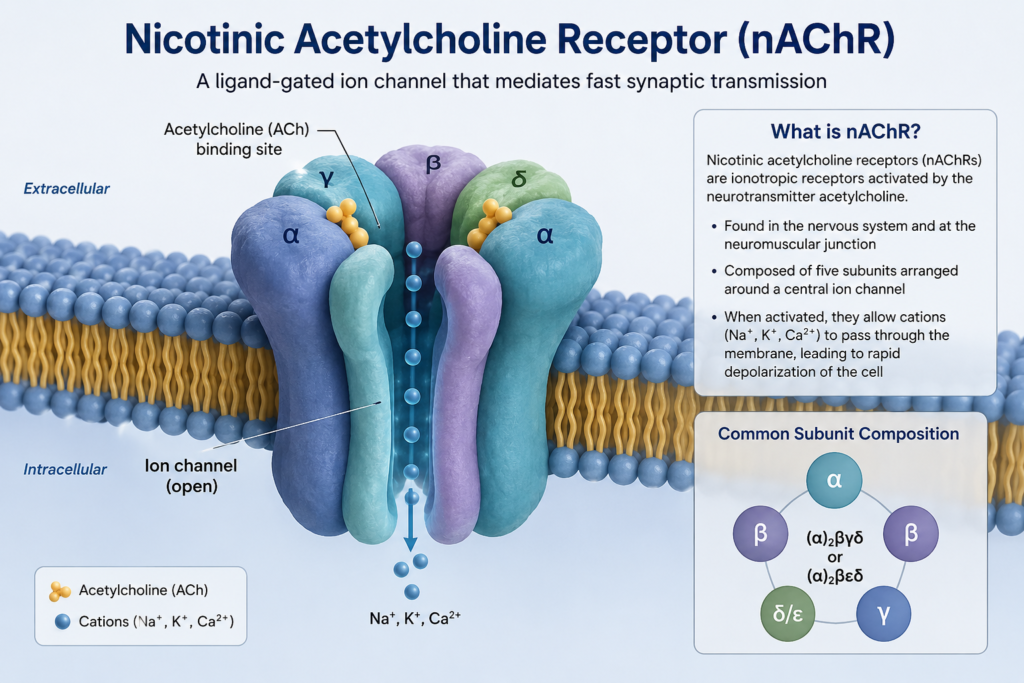 
<!-- wp:paragraph -->
<p>Alt text:<br>“Nicotine interacting with a nicotinic acetylcholine receptor in Long COVID research”</p>
<!-- /wp:paragraph -->