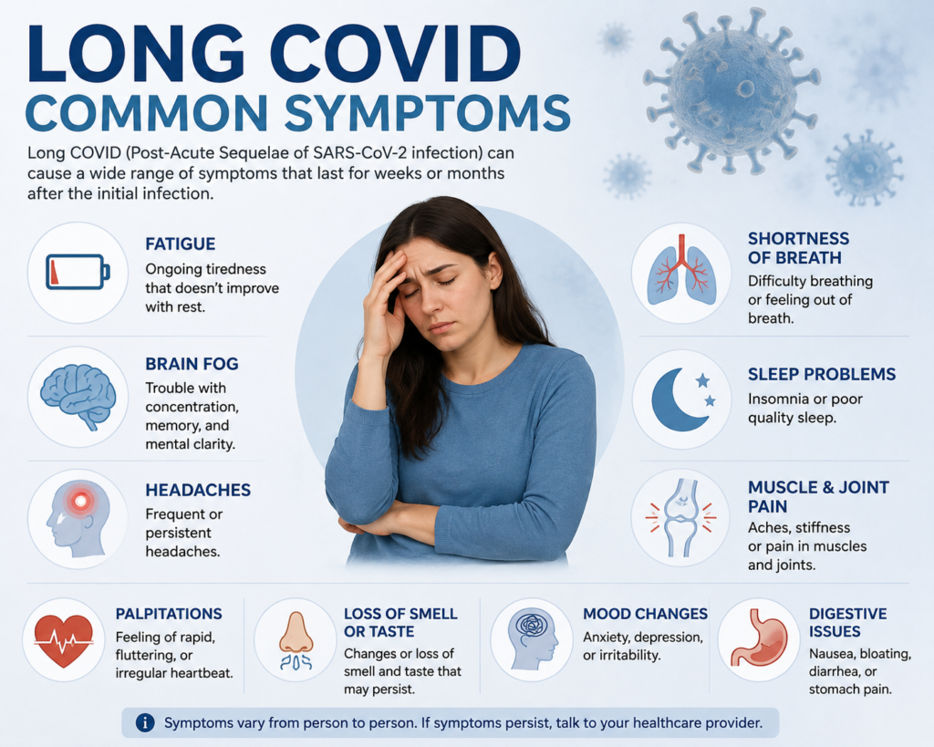 <!-- wp:paragraph -->
<p>Alt text:<br>“Common Long COVID symptoms including fatigue brain fog shortness of breath and autonomic symptoms”</p>
<!-- /wp:paragraph -->